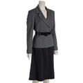 Harve Benard Women's 2-piece Belted Skirt Suit
