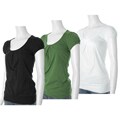 Self Esteem Junior's Scoop Neck Keyhole Back Top