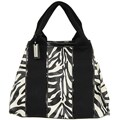 Chocolate Brand Double Strap Zebra Print Tote