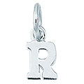 Sterling Silver 'R' Charm