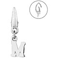 Sterling Silver 'M' Charm