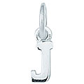 Sterling Silver Initial 'J' Charm