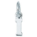 Sterling Silver 'I' Charm