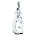 Sterling Silver 'G' Charm