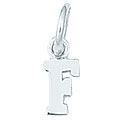 Sterling Silver 'F' Charm