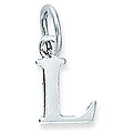 Sterling Silver 'L' Initial Charm