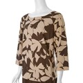 Due per Due Women's Plus Size Reversible Top