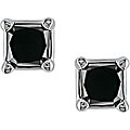 14k Gold 1/4ct TDW Black Diamond Earrings