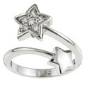 Sterling Silver Cubic Zirconia Stellar Ring
