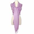 Himalaya Trading Co. Royal Lilac Pashmina and Silk Shawl