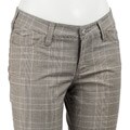 Pure Color Women's Metropolitan Plaid Trouser Pants