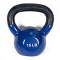  J Fit Premium 15-pound Vinyl Kettlebell