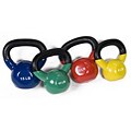 Premium 4-piece Vinyl Kettlebell Set