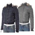 Ci Sono by Adi Quilted Embellished Hood Jacket