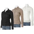 Glensport Women's Lace Trimmed Crinkle Blouse
