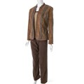 Studio I 3-piece Python Print Ultrasuede Pant Suit
