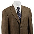 Tasso Elba Men's Brown Wool/ Cashmere 2-button Sportcoat