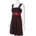 Sangria Women's Sleeveless Bubble Hem Dress