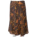 Trevan Women's Silk Blend Multi-panel Printed Skirt