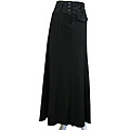 Mix Studio's Wall Street Women's Triple-button Long Skirt