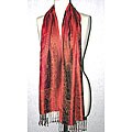Silk Copper/ Chocolate Scarf (India)