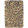 Handmade Premium Leather Shag Rug (5' x 8')
