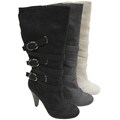 Anne Michelle by Journee Multibuckle Boot