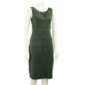 Donna Ricco Women's Shirred Neck Dress