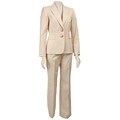Tahari ASL Women's Seersucker Pant Suit