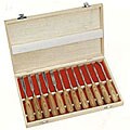 TD Industrial 12-piece Carving Chisel Set