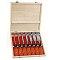 TD 7-piece Wood Chisel with Black/ Clear Handle