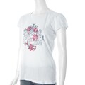 Lucky Brand Junior's Light Blue Vintage Tee