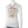Lucky Brand Junior's Beijing Cap-sleeve Tee