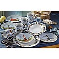 American Atelier 'Anchor's Away' 16-piece Dinner Set