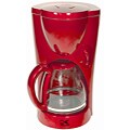 Kalorik Red Coffee Maker with Glass Jar