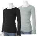 linQ Cotton/ Cashmere Long-sleeve Fashion Top