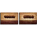 Susan Osborne 'Abstract Landscape' 2-piece Canvas Art Set