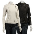 MICHAEL Michael Kors Women's Leather Biker Jacket