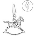 Sterling Silver Large Rocking Horse Charm