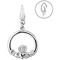 Sterling Silver Irish Claddagh Charm