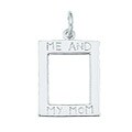 Sterling Silver 'Me and My Mom' Picture Frame Charm