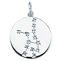 Sterling Silver Virgo Astrology Charm
