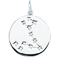Sterling Silver Pisces Charm