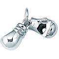 Sterling Silver Boxing Gloves Charm
