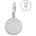 Sterling Silver Basketball Charm