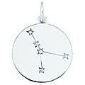 Sterling Silver Cancer Charm