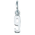 Sterling Silver Number 9 Charm