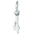 Sterling Silver Number 4 Charm