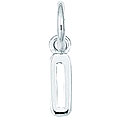 Sterling Silver Number 0 Charm