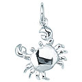 Sterling Silver Crab Charm